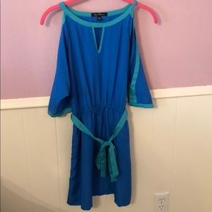 Blue Velvet Heart dress size XS